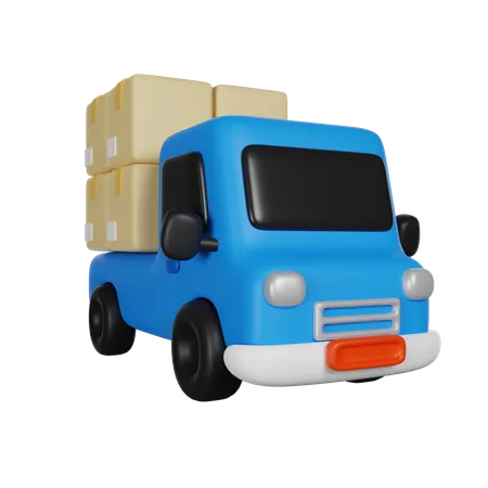 Camion de livraison  3D Icon