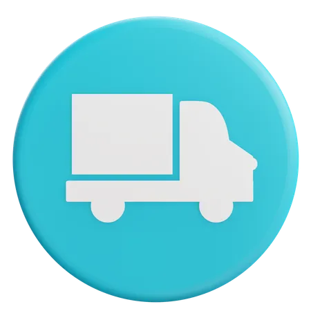 Camion de livraison  3D Icon