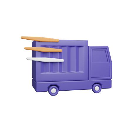 Camion de livraison  3D Icon