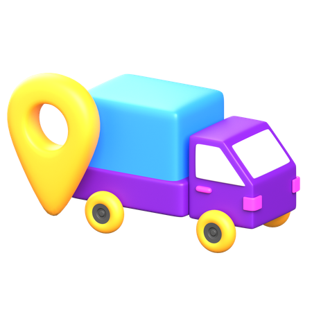 Camion de livraison  3D Icon