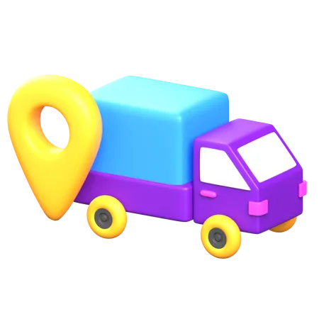 Camion de livraison  3D Icon