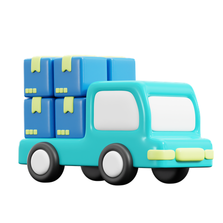 Camion de livraison  3D Icon