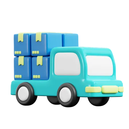 Camion de livraison  3D Icon