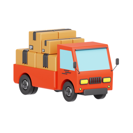 Camion de livraison  3D Icon