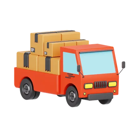 Camion de livraison  3D Icon