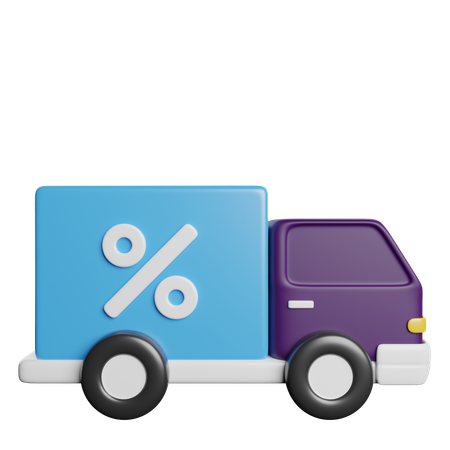 Camion de livraison  3D Icon