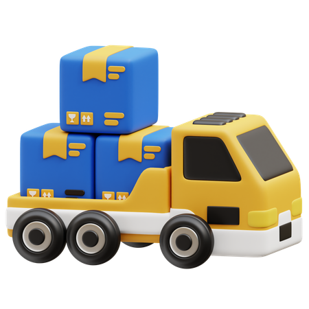 Camion de livraison  3D Icon