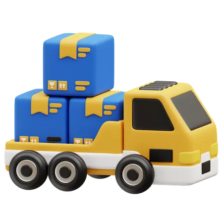 Camion de livraison  3D Icon