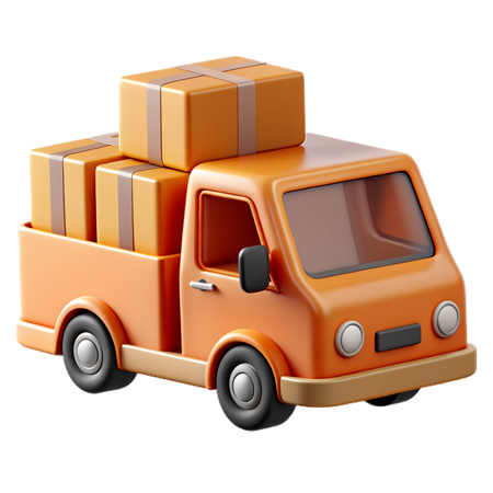 Camion de livraison  3D Icon