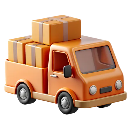 Camion de livraison  3D Icon