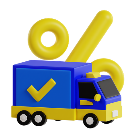 Camion de livraison  3D Icon