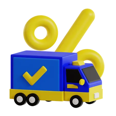 Camion de livraison  3D Icon