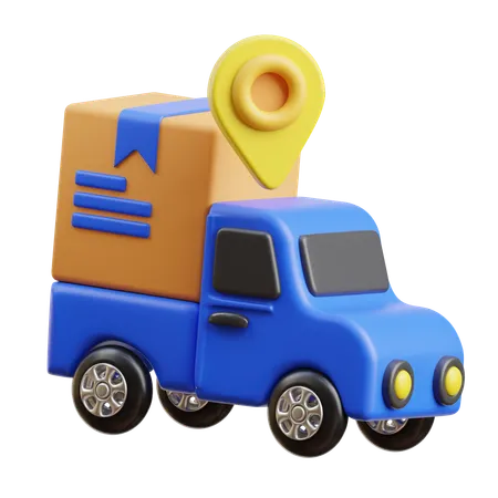 Camion de livraison  3D Icon