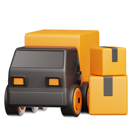 Camion de livraison  3D Icon