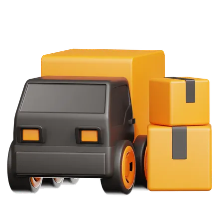 Camion de livraison  3D Icon