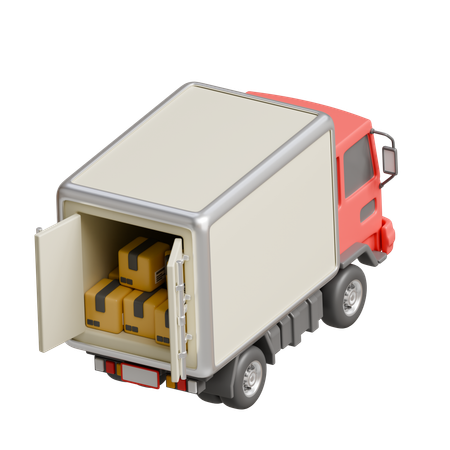 Camion de livraison  3D Icon