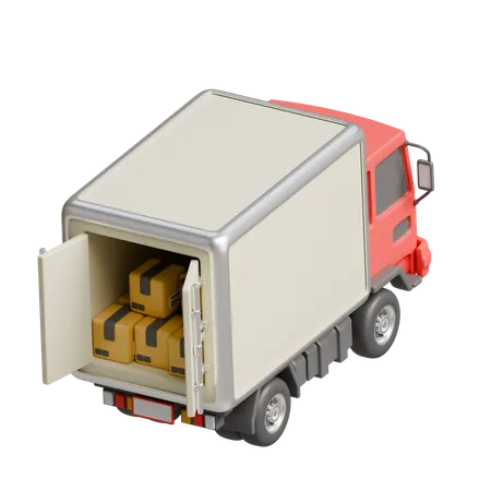 Camion de livraison  3D Icon