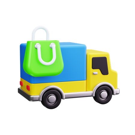 Camion de livraison  3D Icon