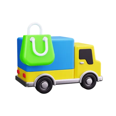 Camion de livraison  3D Icon