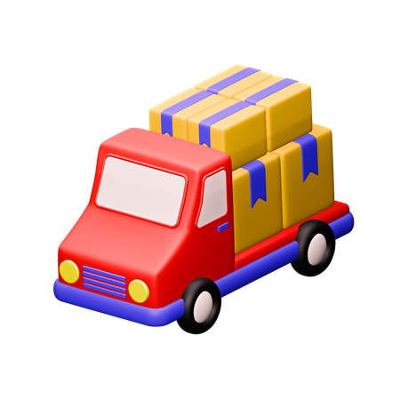 Camion de livraison  3D Icon