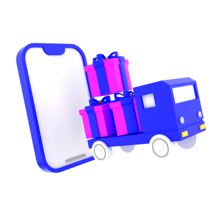 Camion de livraison  3D Icon