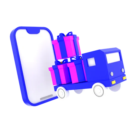 Camion de livraison  3D Icon