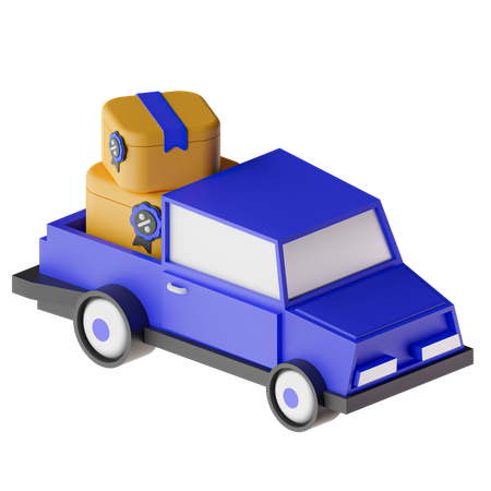 Camion de livraison  3D Icon