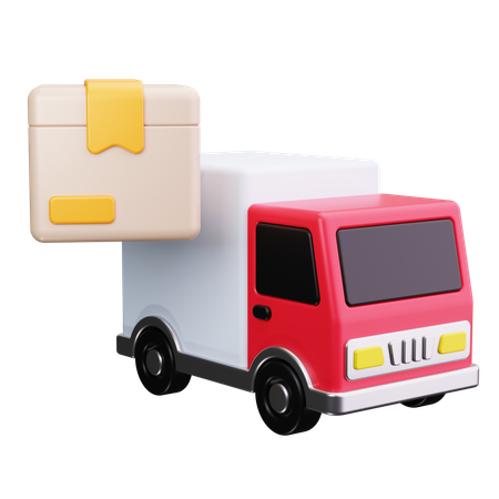 Camion de livraison  3D Icon