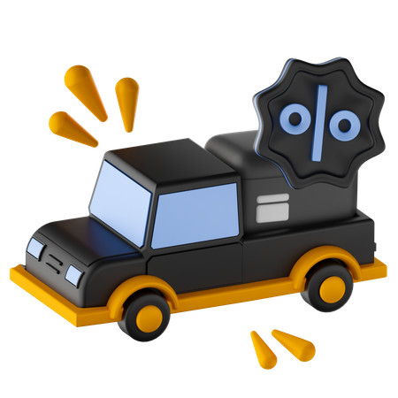 Camion de livraison  3D Icon