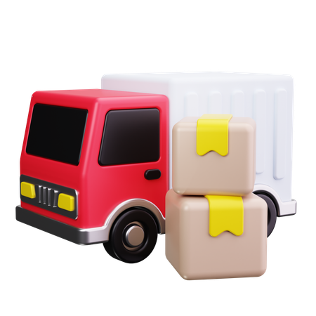 Camion de livraison  3D Icon