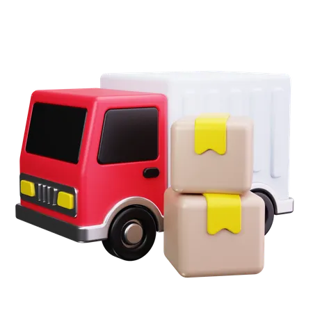 Camion de livraison  3D Icon