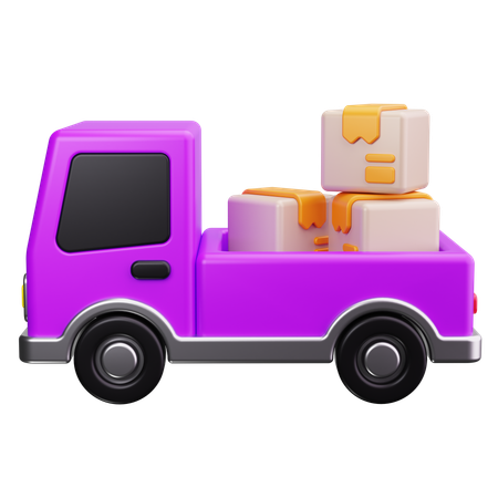 Camion de livraison  3D Icon