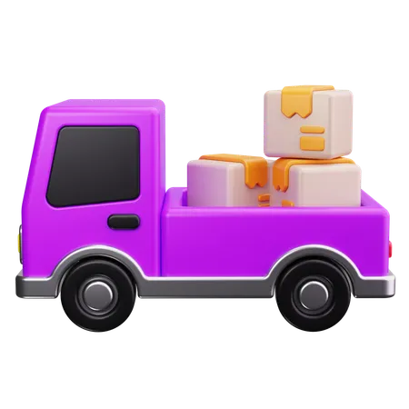 Camion de livraison  3D Icon