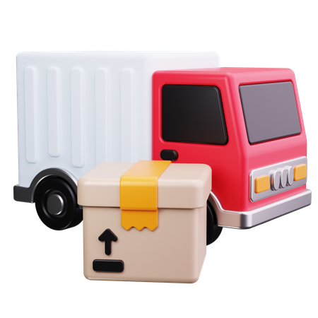 Camion de livraison  3D Icon