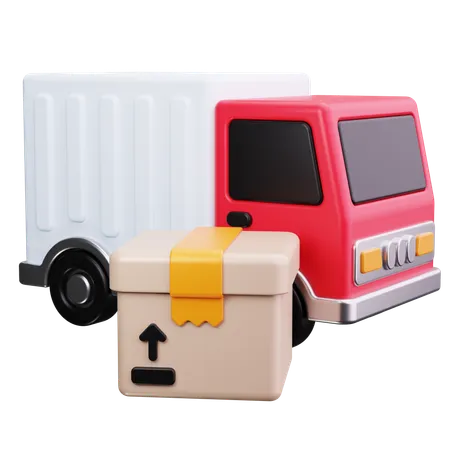 Camion de livraison  3D Icon