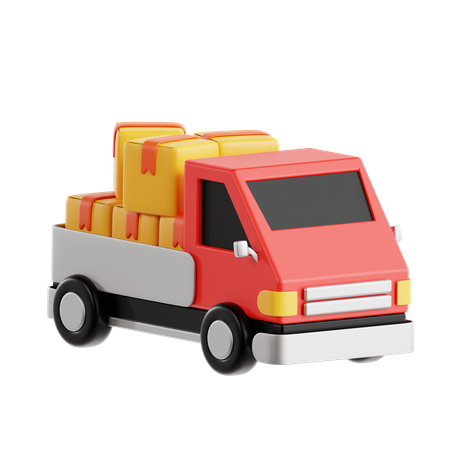 Camion de livraison  3D Icon