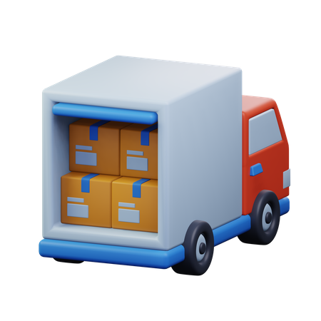Camion de livraison  3D Icon