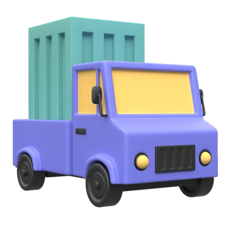 Camion de livraison  3D Illustration