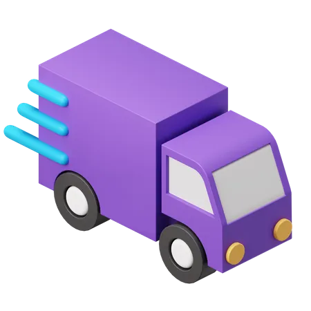 Camion de livraison  3D Illustration