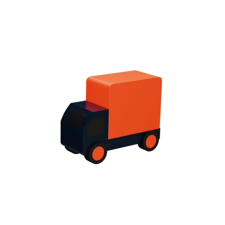 Camion de livraison  3D Illustration