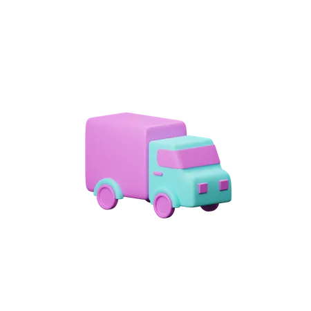 Camion de livraison  3D Illustration