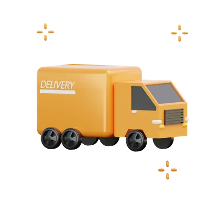 Camion de livraison  3D Illustration