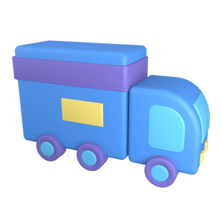 Camion de livraison  3D Illustration