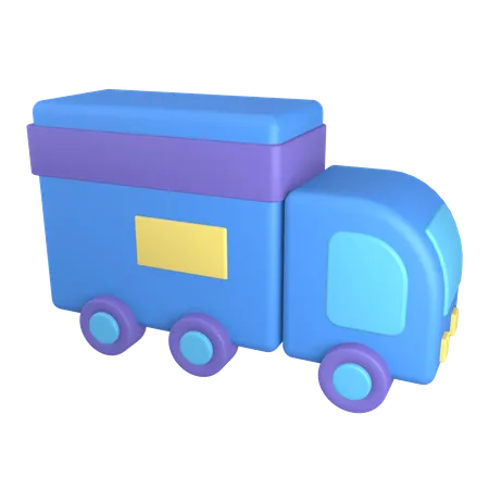 Camion de livraison  3D Illustration