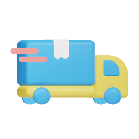 Camion de livraison  3D Illustration