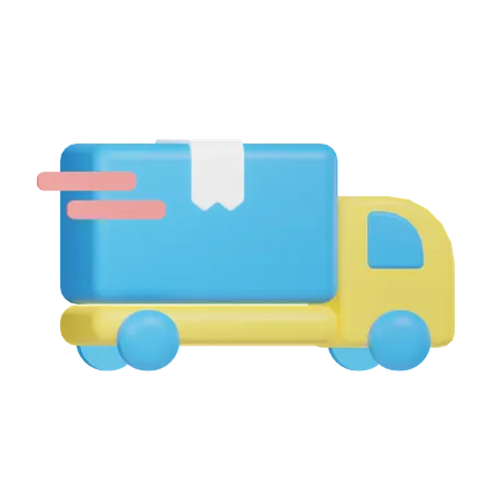 Camion de livraison  3D Illustration