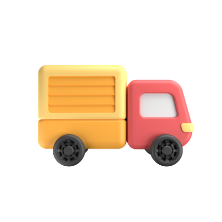 Camion de livraison  3D Illustration