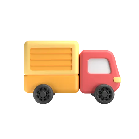 Camion de livraison  3D Illustration