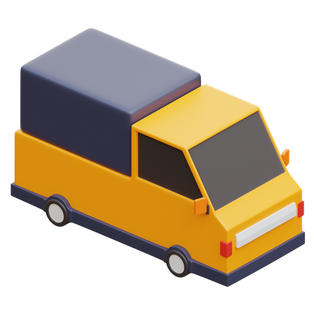 Camion de livraison  3D Icon