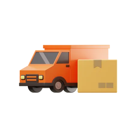 Camion de livraison  3D Icon